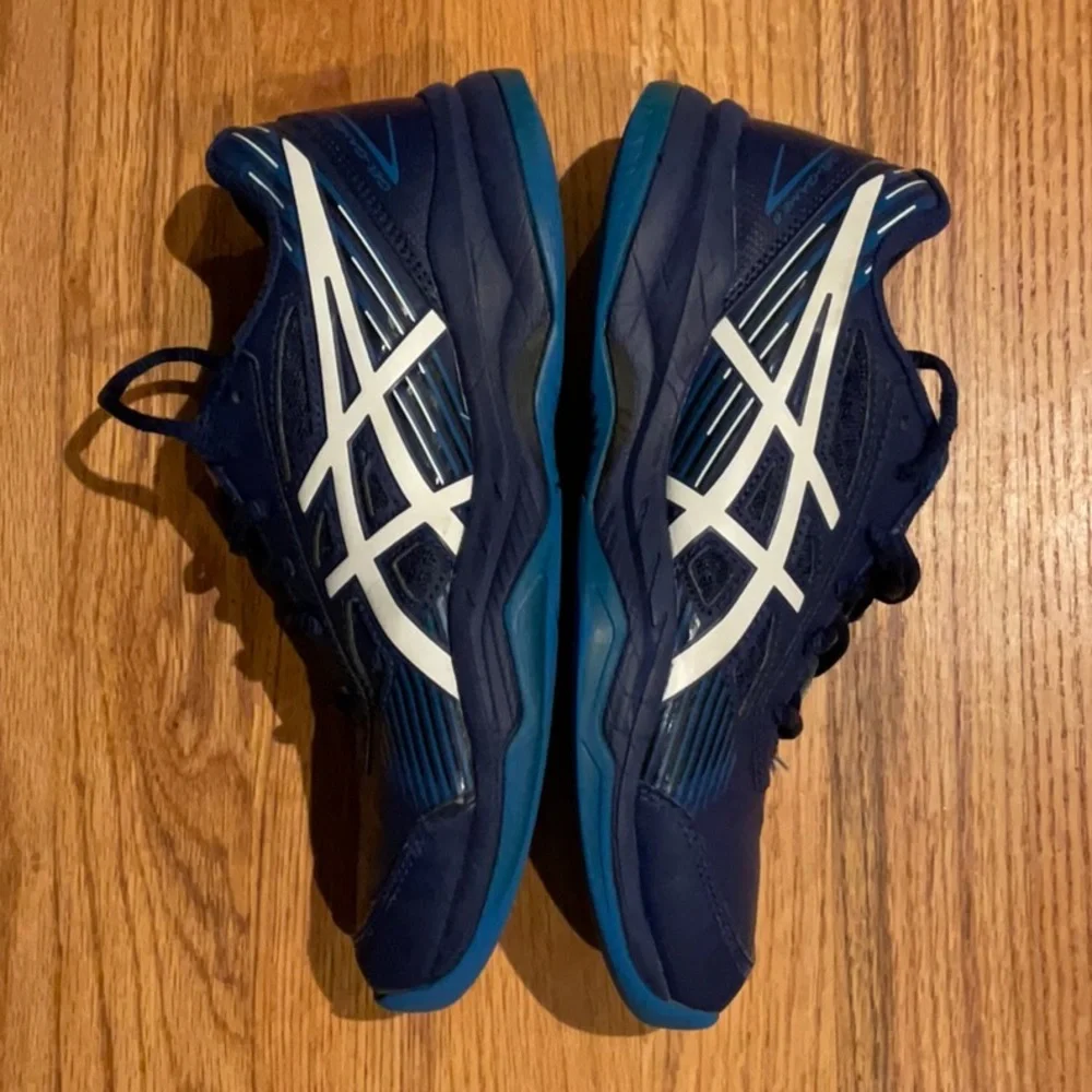 ASICS: Boy’s Gel Grade 8 Blue Expanse/White Tennis SHOES Size 5